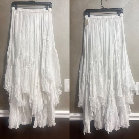 Free People White Midi Skirt - Picture 9 of 9